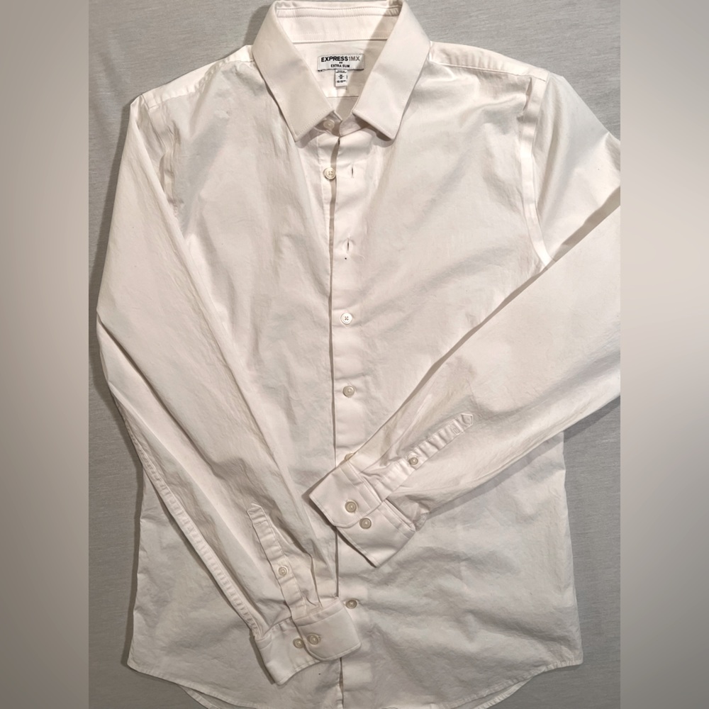 Express dress shirt, medium, extra slim.